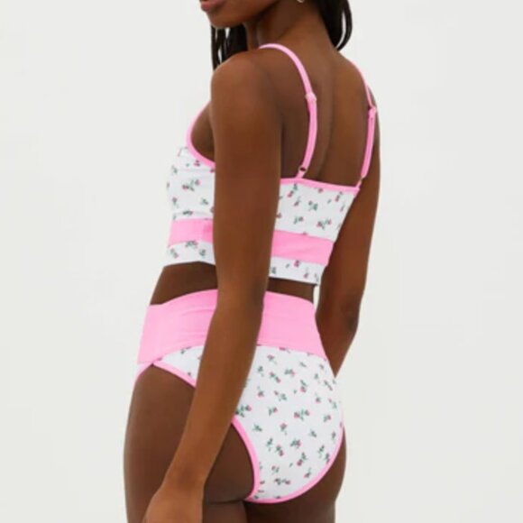 Beach Riot Eva Top – Peony Blossom Colorblock, Size XL - Picture 4 of 4